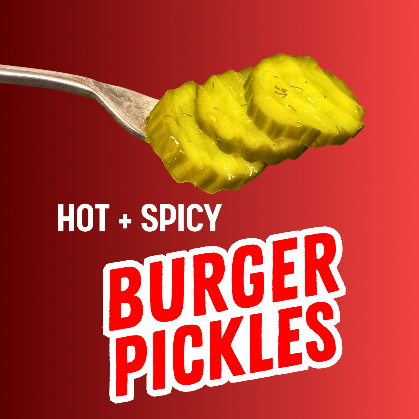 Organic Burger Pickles - Hot & Spicy