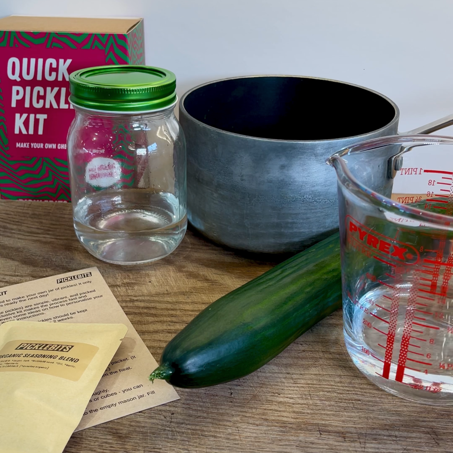 QUICK PICKLE KIT - Make your own gherkin style pickles at home