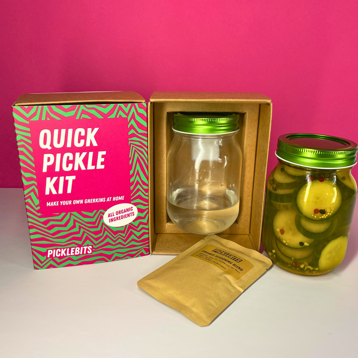 QUICK PICKLE KIT - Make your own gherkin style pickles at home
